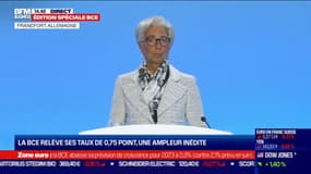 Christine Lagarde:  "nous nous attendons à relever davantage les taux directeurs"