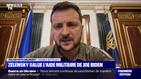 Guerre en Ukraine: Volodymyr Zelensky dit sa "gratitude" pour la nouvelle aide militaire américaine