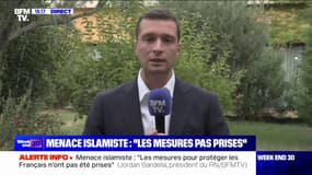 Menaces d'Al-Qaïda contre la France: "4500 fichés S étrangers n'ont rien à faire sur notre sol et sont de véritables bombes humaines", pour Jordan Bardella (RN)