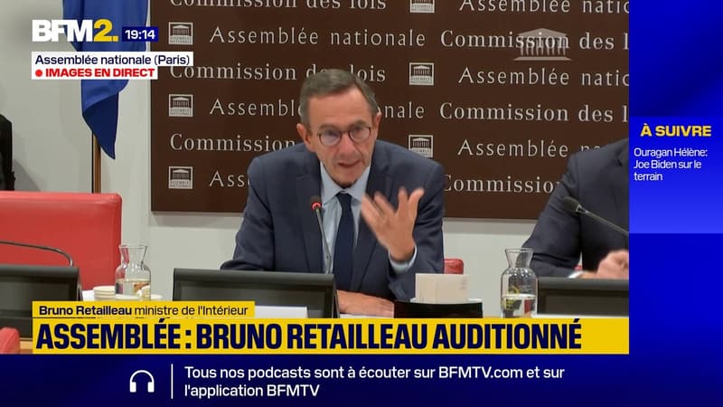 Bruno Retailleau à l'Assemblée: 