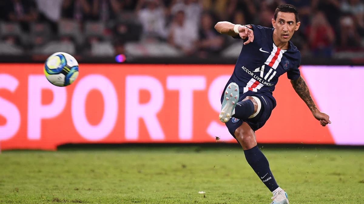 Angel Di Maria sous le maillot du PSG en août 2019 Angel Di Maria sous le maillot du PSG en août 2019