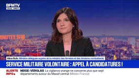 Service militaire volontaire: "Je pense qu'on aura beaucoup de candidatures", estime Alice Rufo, ministre déléguée aux Armées