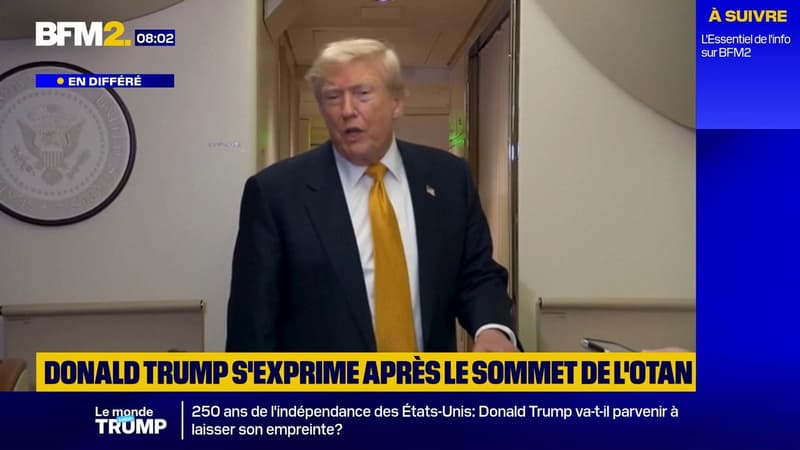 Donald Trump avertit l'Iran: "Quand ils frappent, nous ripostons beaucoup plus fort"