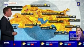 Météo Côte d’Azur: grand soleil ce vendredi, 21°C à Marseille et 22°C à Aubagne