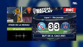 Strasbourg 3-3 PSG : Paris craque dans les derniers instants et concède le nul (avec les commentaires RMC)