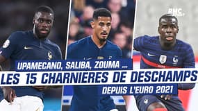 Equipe de France : Les 15 charnières utilisées pas Deschamps depuis l'Euro 2021