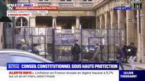 Retraites: le Conseil constitutionnel placé sous très haute protection