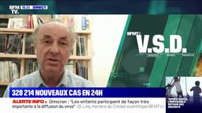 Variant Omicron: "Intrinsèquement, ce virus est moins pathogène que les virus précèdent" assure le professeur Bruno Lina