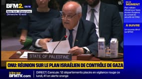 Les plans de contrôle d'Israël sur la bande de Gaza jugés "immoraux et illégaux" par l'ambassadeur palestinien auprès de l'ONU