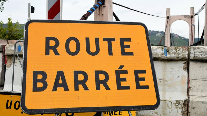 Un panneau de signalisation "route barrée". (Illustration)