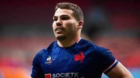 Antoine Dupont a inscrit son premier essai contre l'Australie, le 24 février 2024 au tournoi du circuit mondial de rugby à VII de Vancouver