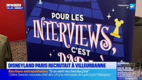 Disneyland Paris recrutait à Villeurbanne