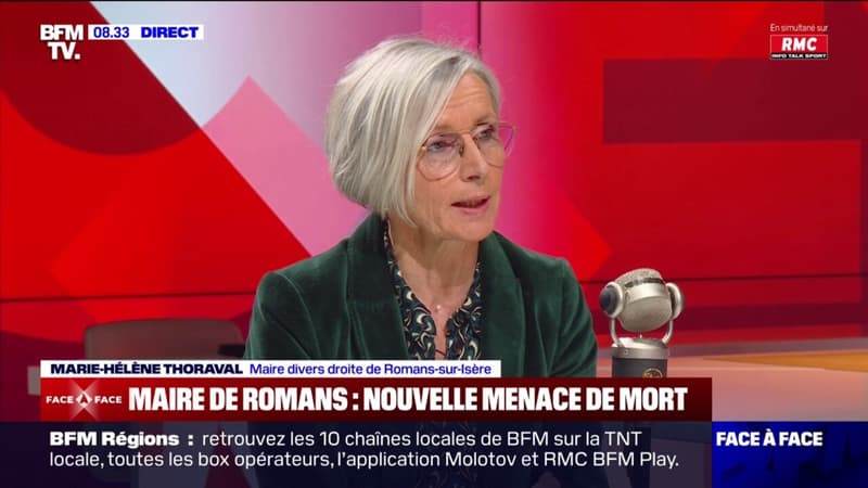 Marie-Hélène Thoraval, maire de Romans-sur-Isère: 