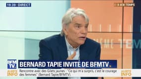 Bernard Tapie: "Je pense qu'Emmanuel Macron peut devenir l'un des plus grands présidents 