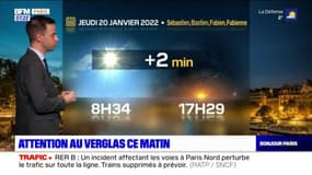 Météo Paris-Ile de France du 20 janvier: Beaucoup de verglas ce matin