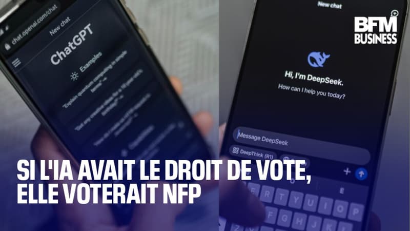 Si l'IA avait le droit de vote, elle voterait NFP !