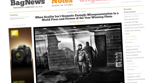 La polémique est née sur le blog photo Bag News, qui a été contacté par le sujet de la photo lui-même.