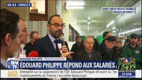 Interpellé par des salariés, le Premier ministre reconnaît que la demande pour la prime d'activité n'est "pas pratique" mais explique pourquoi