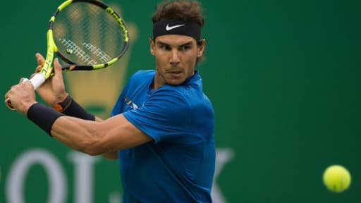 L'Espagnol Rafael Nadal lors du tournoi de Shanghai, le 13 octobre 2017