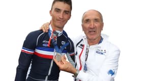 Bernard Bourreau aux côtés d'Alaphilippe  