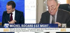 Mort de Michel Rocard: "Il a marqué profondément la gauche", selon Manuel Valls