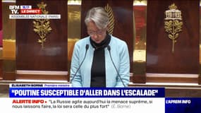 Élisabeth Borne: "L'appel à la mobilisation partielle de Vladimir Poutine est un double aveu de faiblesse"