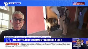Trafic de drogues: "Il faut un travail de fond, à la fois sur la prévention, la sanction et tout ce qui relève de la justice", estime David Marti (co-président de la commission sécurité à France urbaine) 