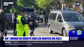 Ile-de-France: moins de morts sur les routes en 2023