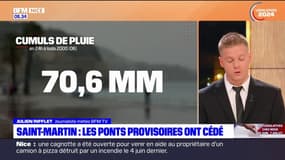 Saint-Martin-Vésubie: pourquoi les ponts provisoires ont cédé avec les intempéries