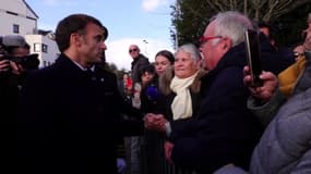 Tempête Ciarán en Bretagne: "Partout où on pourra le faire: catastrophe naturelle, et puis calamité agricole", assure Emmanuel Macron