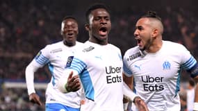 Bamba Dieng et Dimitri Payet avec l'OM