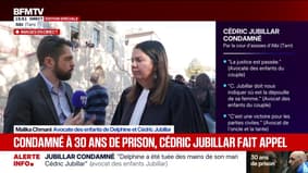Cédric Jubillar condamné: "L'émotion sort, on craque, il y a une vérité judiciaire", assure Me Malika Chmani, avocate des parties civiles