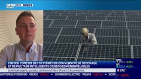 Christopher Franquet (PDG d'Entech): "Aujourd'hui, les énergies renouvelables sont les moins chers du monde mais sont intermittentes. L'idée est de compenser ces intermittences avec des systèmes de stockage"