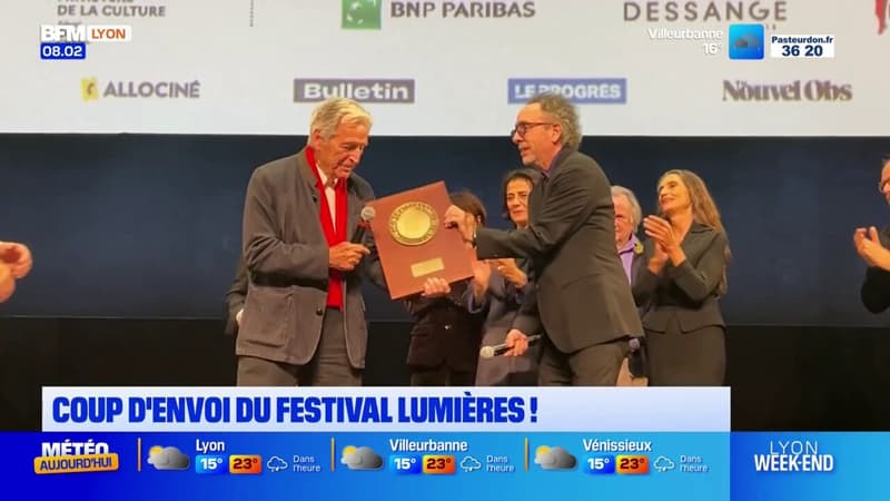 Lyon: coup d'envoi du festival Lumières, un hommage rendu à Michel Blanc (1/1)