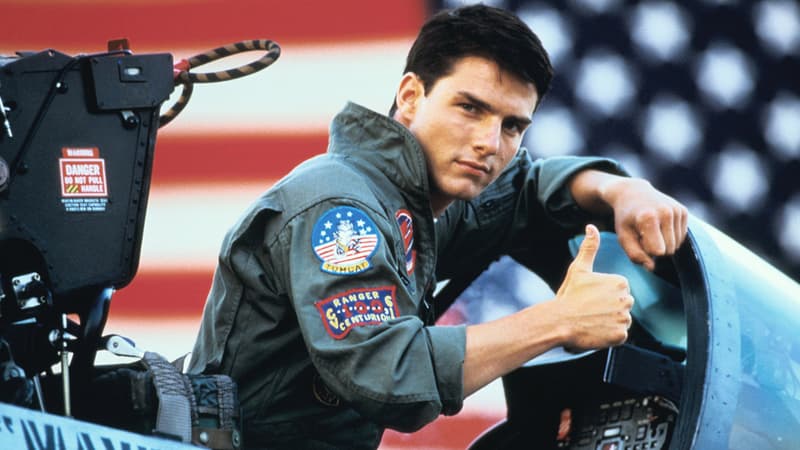Tom Cruise dans le rôle de Maverick dans Top Gun
