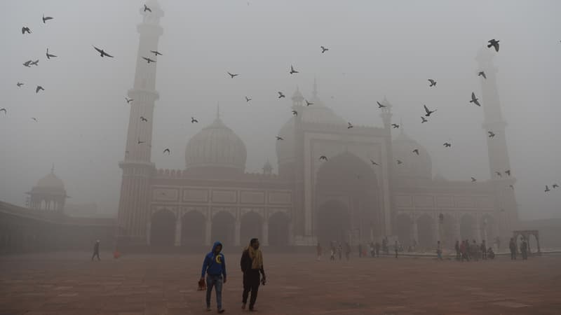 Pollution de l'air en Inde (photo d'illustration)