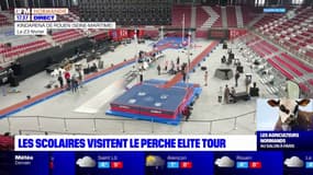 Rouen: des élèves échangent avec les athlètes à la veille du Perche Elite Tour