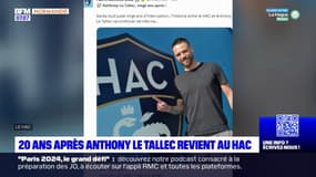 HAC:  Anthony Le Tallec de retour au Havre 20 ans après