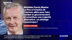 "Un attelage clownesque": Bruno Le Maire réagit à la motion de censure Liot