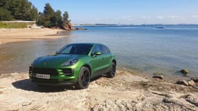 Habillé de ce joli vert Mamba, le nouveau Porsche Macan s'offre un rafraîchissement notamment au niveau des technologies embarquées. 