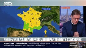 Neige-verglas: 41 départements placés en vigilance jaune 