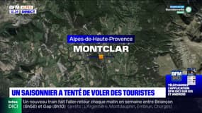 Alpes-de-Haute-Provence: un saisonnier a tenté de voler des touristes