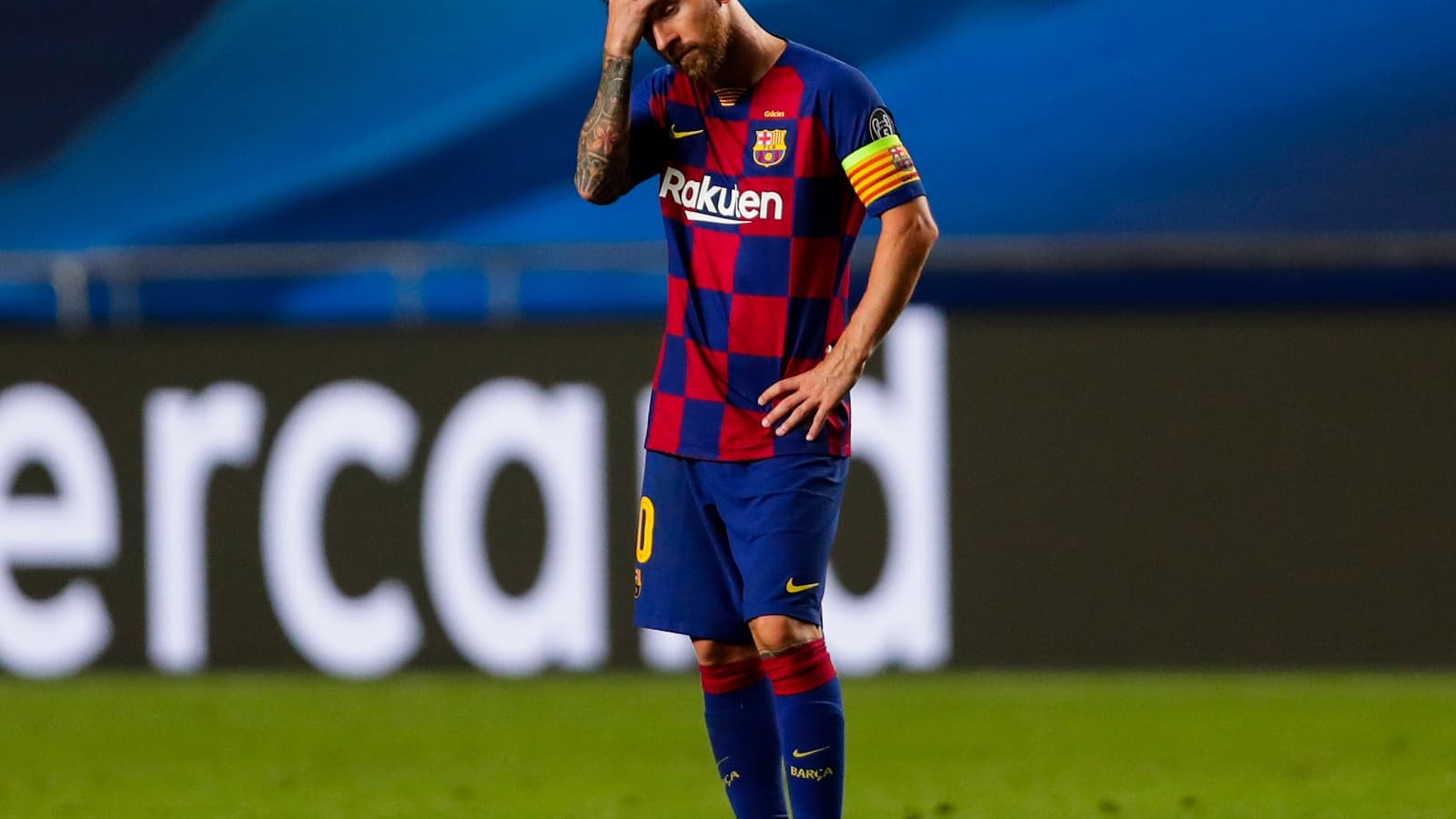Barça-Bayern: l'image folle de Messi et Ter Stegen dans le vestiaire à la mi-temps