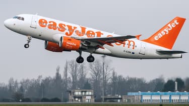 Un appareil de la compagnie low cost Easyjet, au décollage. (Illustration)