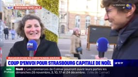 Strasbourg: un moment "de magie et de partage" au marché de Noël