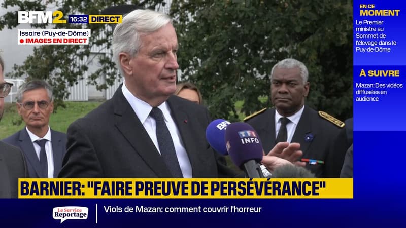 Sommet de l'élevage: Barnier souhaite que la France 