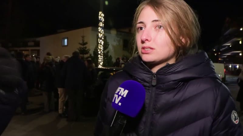 "J'étais en train de me faire écraser par des gens": une rescapée de l'incendie de Crans-Montana témoigne