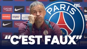 Auxerre-PSG : "C'est curieux" Luis Enrique dément les tensions avec l'équipe