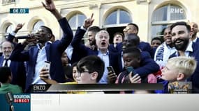 Enzo, 9 ans, a rencontré les Bleus à l'Elysée: "J'ai touché la Coupe du monde, c'est le plus beau jour de ma vie"