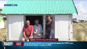 "Sentiers d’été": des cabines de plage intergénérationnelles sur les dunes à Gouville-sur-Mer